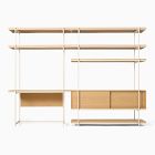 Pierce Wall Desk w/ Wide Shelf Unit (110")