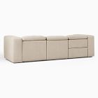 Leo Motion Reclining 3-Piece Reversible Chaise Sectional (125")