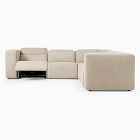 Leo Motion Reclining 5-Piece L-Shaped Sectional (119")