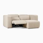 Leo Motion Reclining Small 2-Piece Chaise Sectional (92.5")