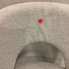 Open Box: Boerum Dining Chair - Performance Chenille Tweed Sand, Burnt Wax