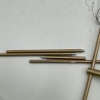 Open Box: Holling 4-Light Chandelier (54") - Champagne Bronze, Milk Glass