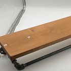 Open Box: Monroe Trades Wood Shelf w/ Hanging Bar (36"H)