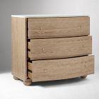 Clementine Marble 3-Drawer Dresser (36")