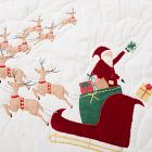 Christmas Eve Santa Delivery Baby Quilt