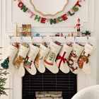 Snowman in Snow Globe Felt Stocking