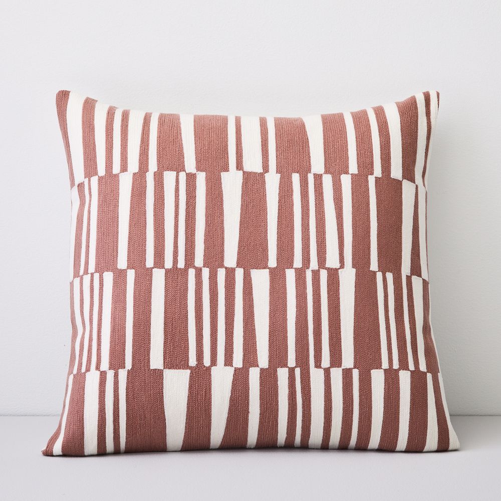 Crewel Linear Pillow Cover by West Elm