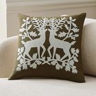 Deer Silhouette Pillow Cover