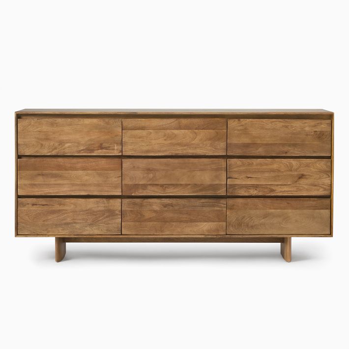 Anton Solid Wood 9-Drawer Dresser 76" | West Elm