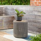 Porto Outdoor Round Side Table (17")