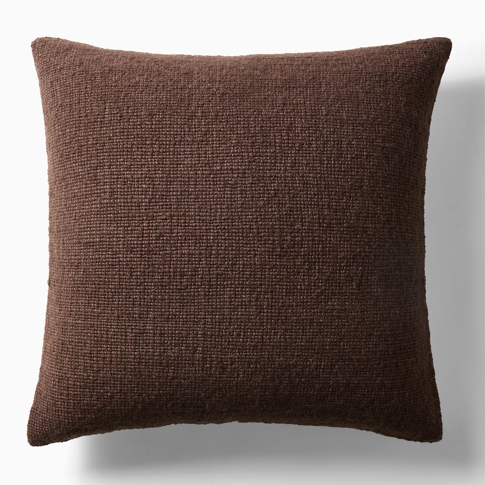 Cozy Woven Pillow Cover - 20x20, Bordeaux