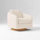 Open Box: Imogene Swivel Chair - Performance Basket Slub Sand, Almond
