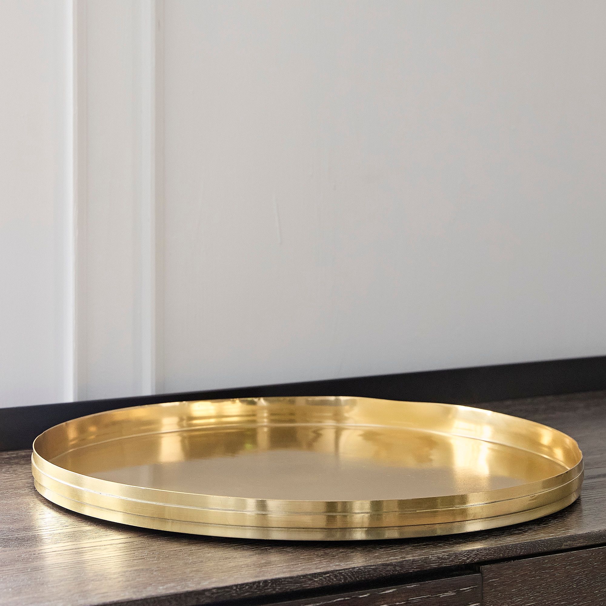 Archer Barware Metal Tray - Tray, Brass