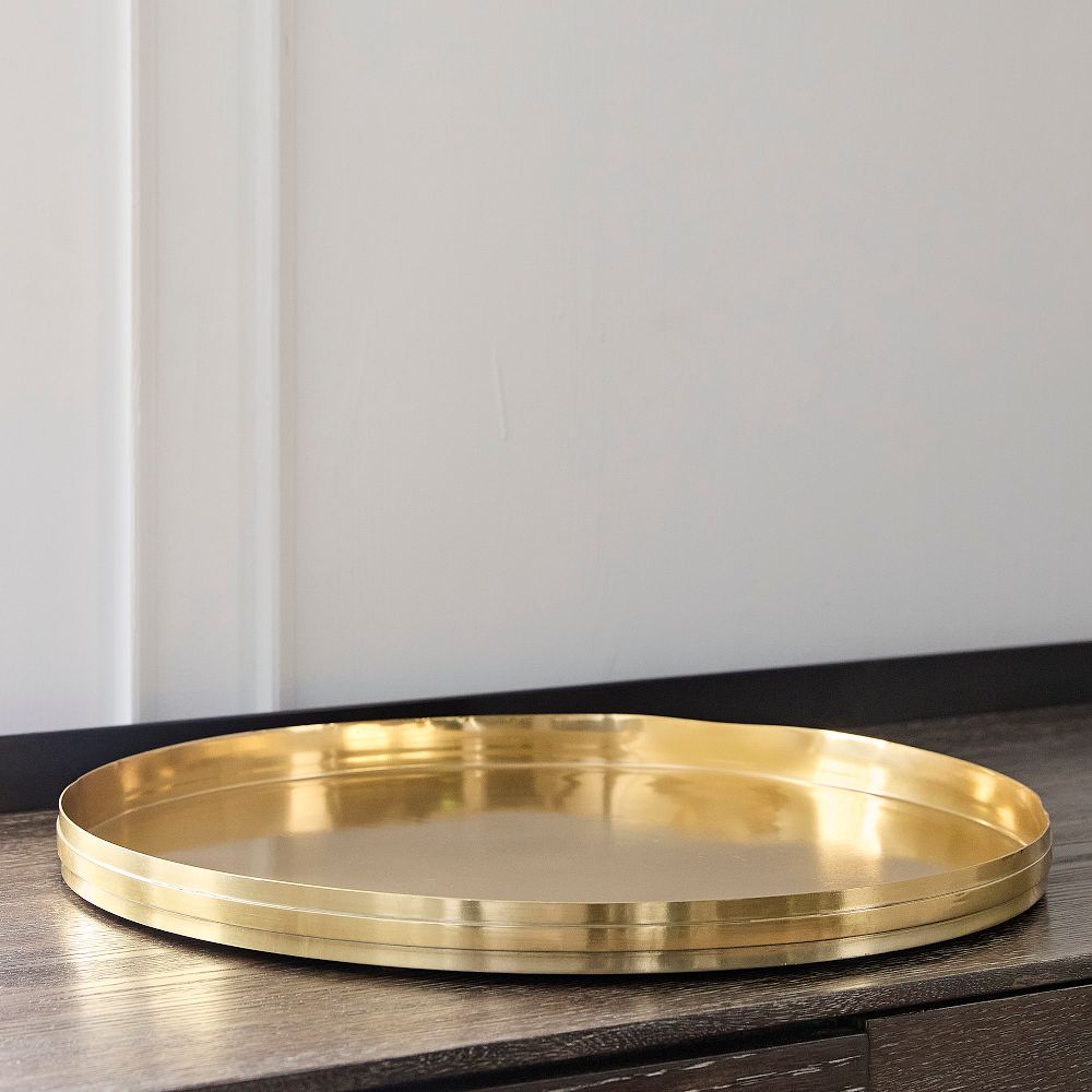 Archer Barware Metal Tray - Tray, Brass