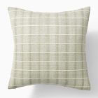 Corded Windowpane Pillow Cover