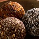 Feather Ball Bowl Fill (Set of 3)