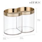 iDesign Stacking Dual Canisters