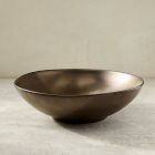 Kanto Metallic Stoneware Serve Bowl