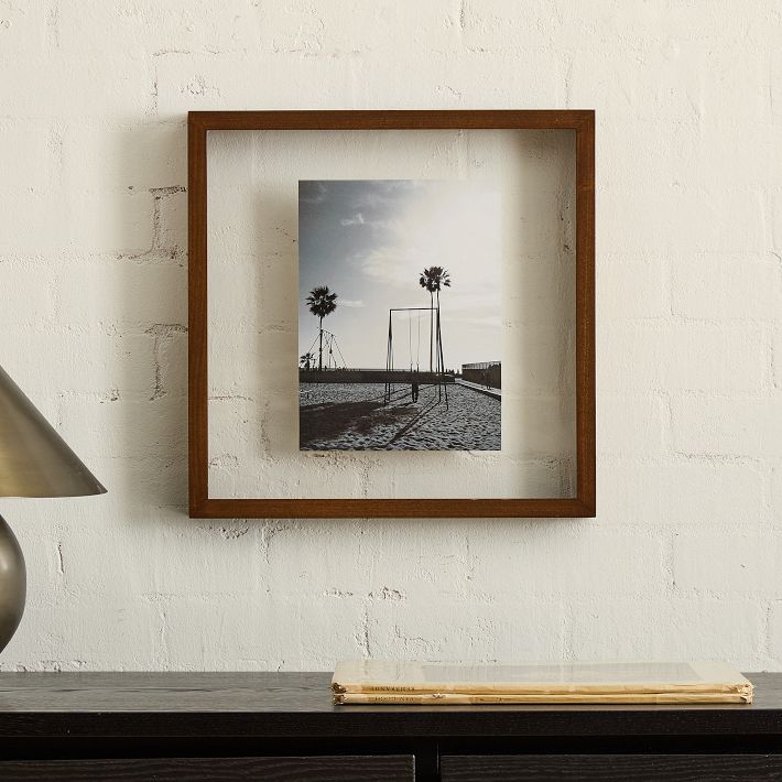 Floating Wood Gallery Frames - Modern Art Display | West Elm