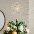 Gold Burst Tree Topper &amp; Ornament Set