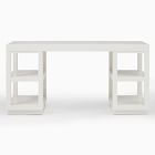 Parsons Open Storage Shelves &amp; Desk Set (62")
