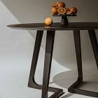 Sculptural Solid Wood Round Dining Table (47.5")