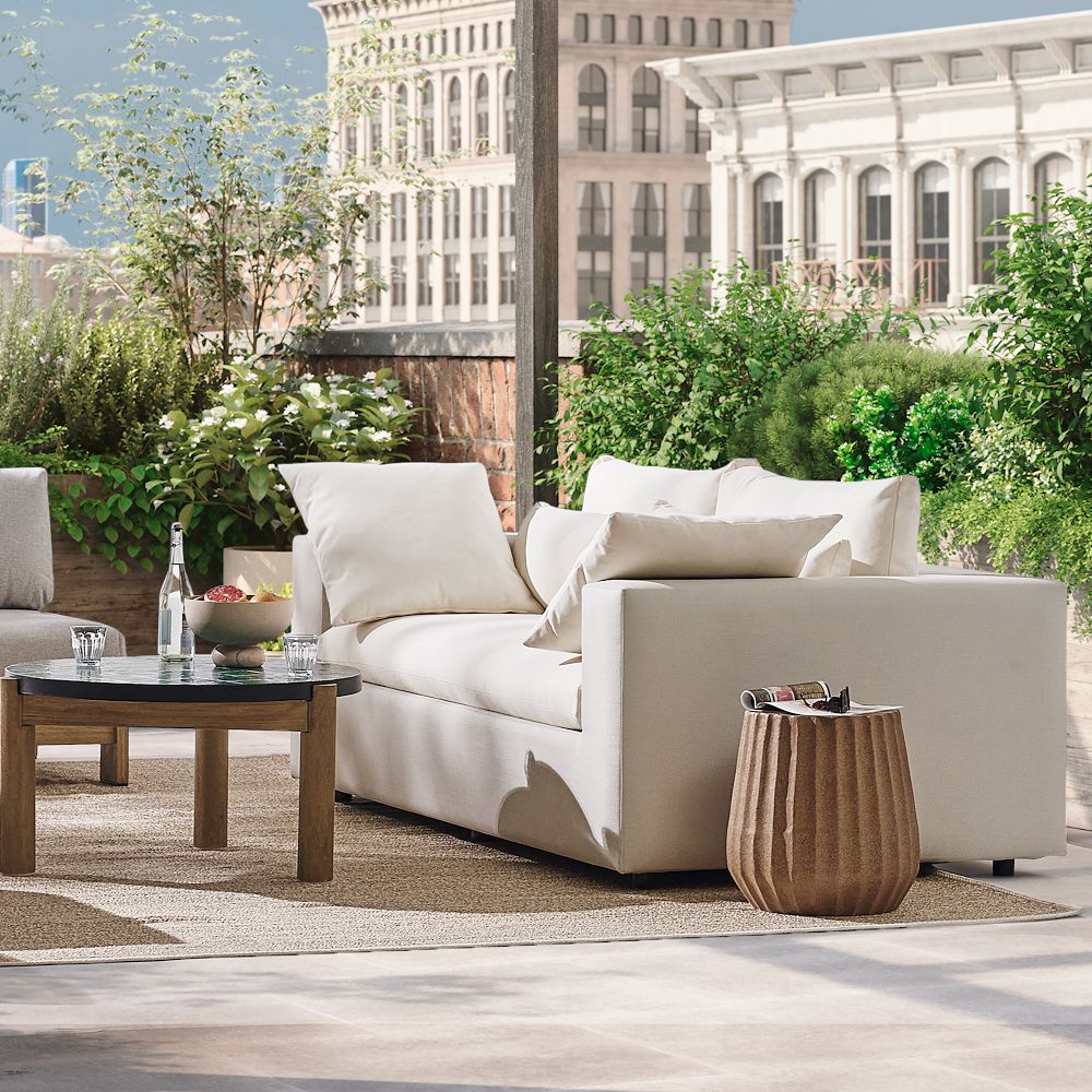 Harmony Upholstered Outdoor Sofa (82") by West Elm
