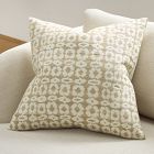 Floral Jacquard Pillow Cover