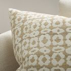 Floral Jacquard Pillow Cover