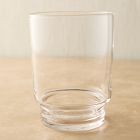 Grooved Stem Double Old Fashioned Glasses