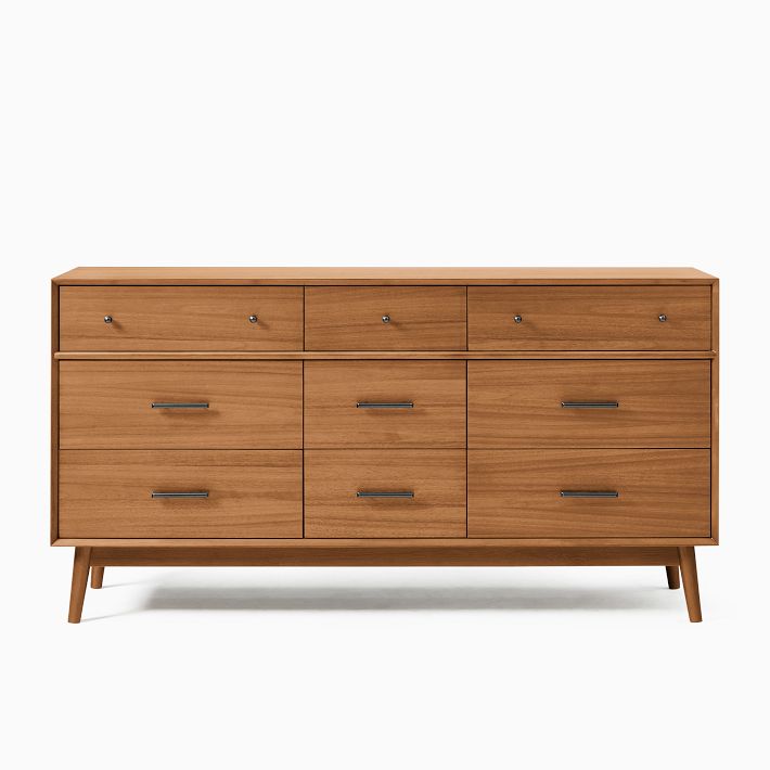 Mid-Century 9-Drawer Dresser (70") | West Elm