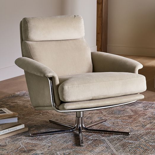 Kristoff Swivel Chair by West Elm