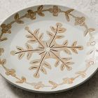 Neige Snowflake Ceramic Salad Plate Sets
