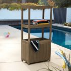 Portside Outdoor Towel Storage