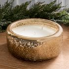 Bronze Shimmer Metallic Candles - Frozen Pine &amp; Cedarwood