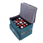 4" Christmas Ornament Storage Box w/ Top Pocket