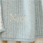 Cozy Jersey Linear Cloud Baby Blanket