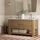 Graham Double Bathroom Vanity (60"&ndash;72")