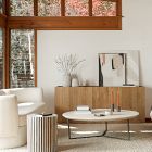 Striped Side Table (15")