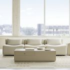 Billy Cotton Curved Armless Modular Sofa (94.5")