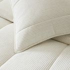 Heathered Linear Comforter &amp; Shams