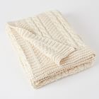Made*Here New York Cotton Fisherman Knit Throw