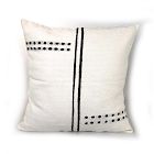 Tonga Pillow Cover - Black Dots &amp; Lines