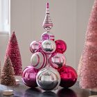 Shiny-Brite™ Pink Glass Ball Tabletop Tree Cluster