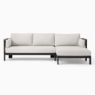 Caldera Aluminum Outdoor 2-Piece Chaise Sectional (105")