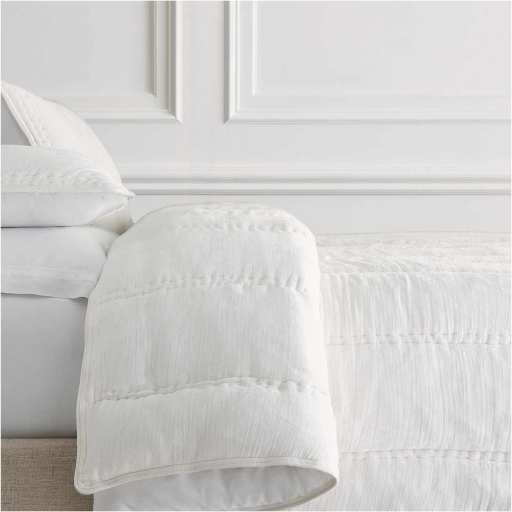 Chenille Linear Comforter & Shams
