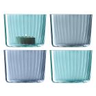 Gems Glass Tealight Holders (Set of 4)