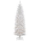 Pre-Lit Faux Kingswood White Fir Pencil Tree