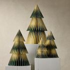 Two-Tone Decorative Paper Tabletop Trees