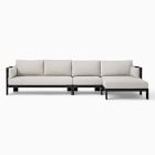 Caldera Aluminum Outdoor 3-Piece Chaise Sectional (135")